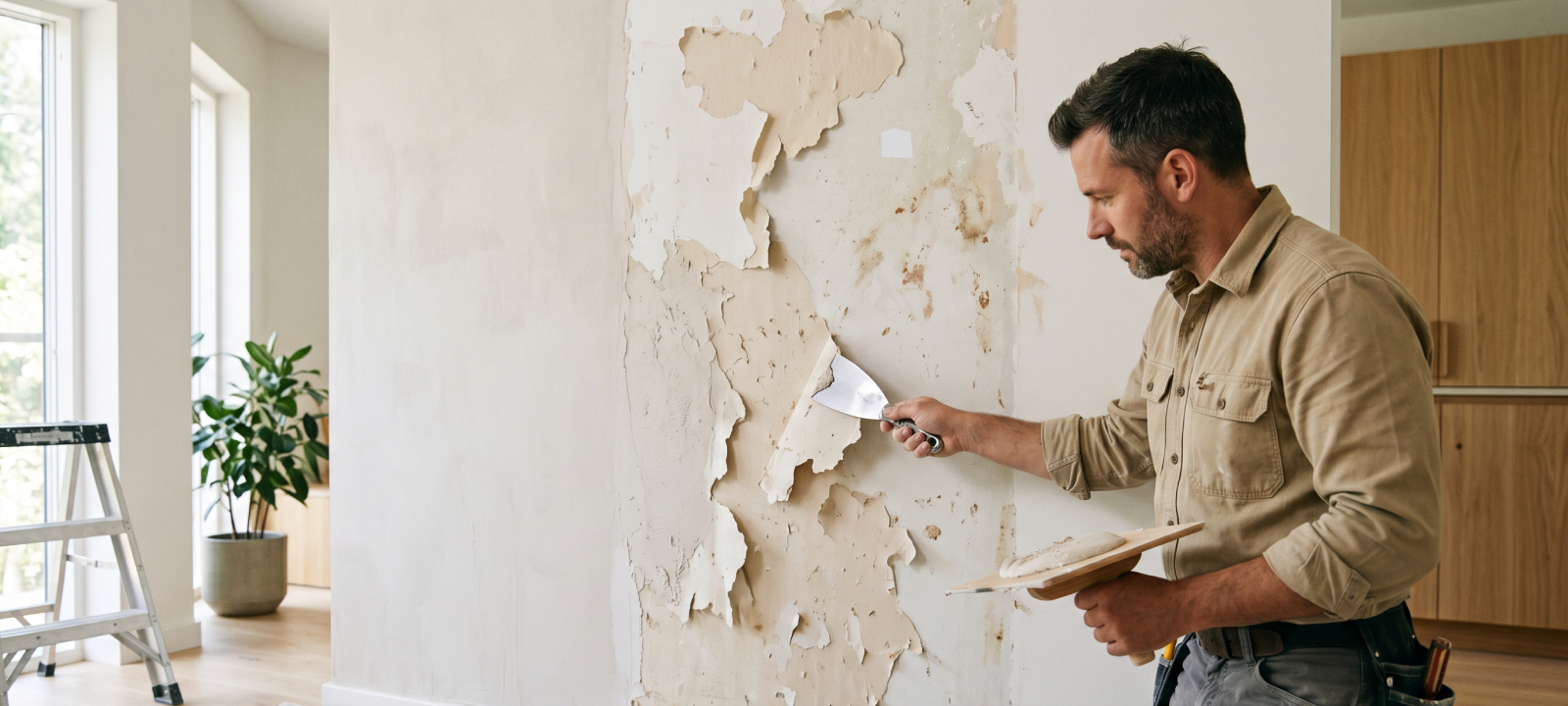 Peeling or Flaking Plaster