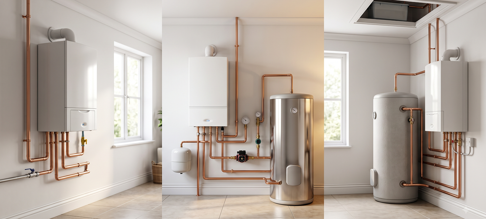 The Three Main Types of Boilers in the UK