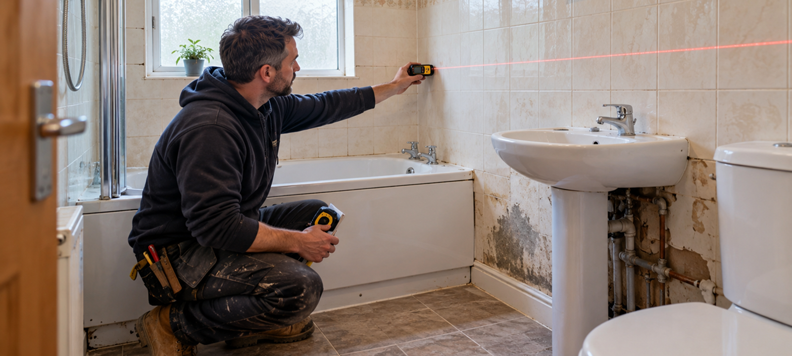Bathroom Size and Existing Condition