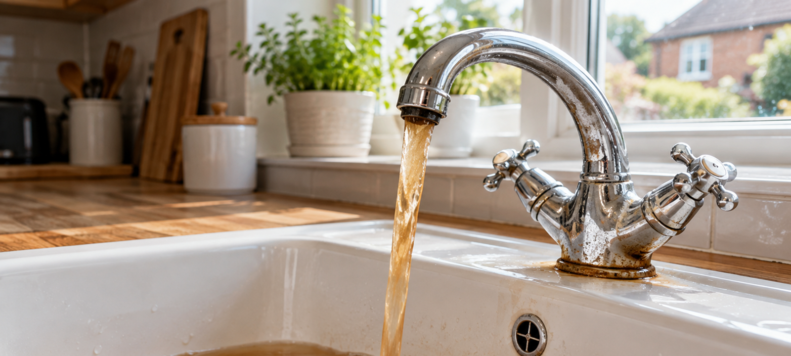 Brown or Cloudy Water From the Tap