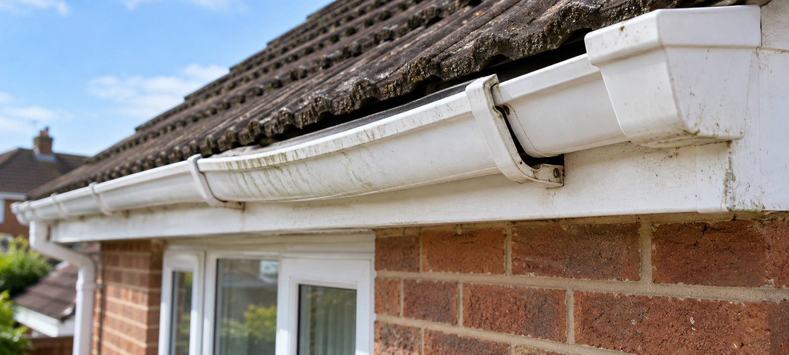 Sagging or Loose Gutter Sections Sagging or Loose Gutter Sections